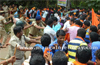 Ulaibettu incident : Protest rally takes violent turn; cops resort to lathi charge